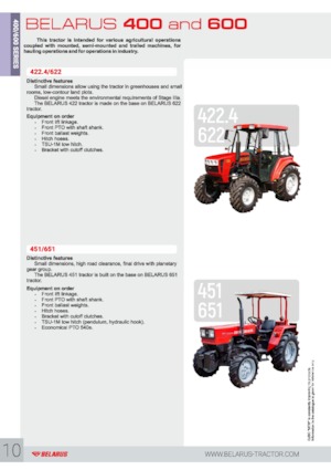 Tractoare 4WD Belarus 622