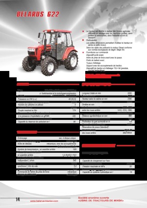 Tractoare 4WD Belarus 622