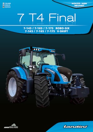 Tractoare 4WD Landini 7-165 Robo-Six