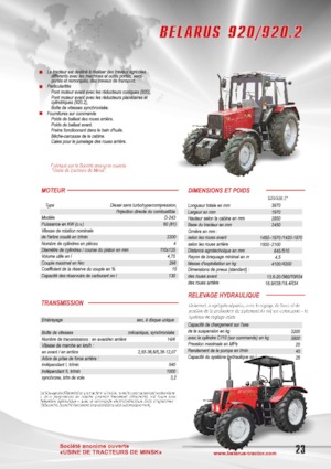 Tractoare 4WD Belarus 920.2 F