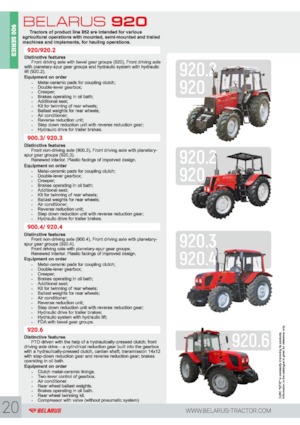 Tractoare 4WD Belarus 920.4