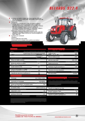 Tractoare 4WD Belarus 922.4