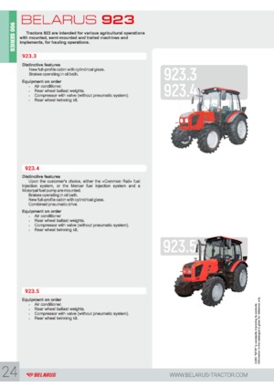 Tractoare 4WD Belarus 923.3