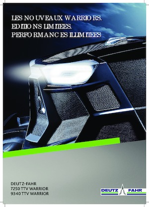 Tractoare 4WD DEUTZ-FAHR 9340 TTV Warrior