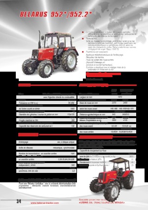 Tractoare 4WD Belarus 952.2