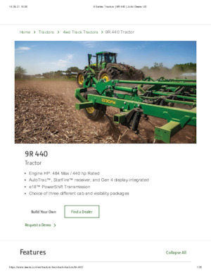 Tractoare 4WD John Deere 9R 440