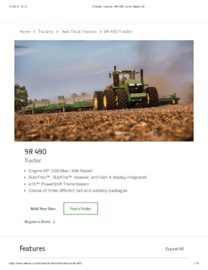 Tractoare 4WD John Deere 9R 490