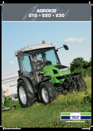 Tractoare 4WD DEUTZ-FAHR Agrokid 230 Basso