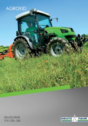 Tractoare 4WD DEUTZ-FAHR Agrokid 230 Basso