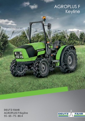 Tractoare 4WD DEUTZ-FAHR Agroplus F 80.4 Keyline