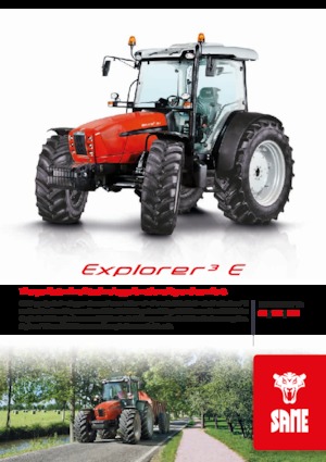 Tractoare 4WD SAME Explorer³ E 115