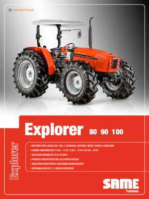 Tractoare 4WD SAME Explorer 100