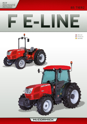 Tractoare 4WD McCormick F 85 E-Line 