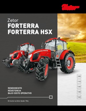 Tractoare 4WD Zetor Forterra HSX 140