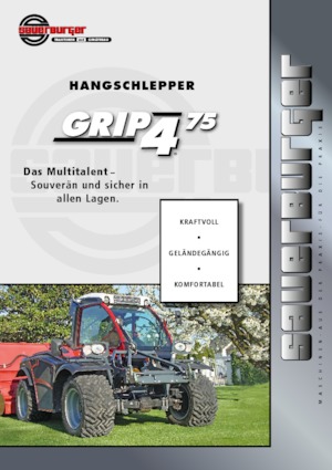 Tractoare 4WD Sauerburger GRIP 4-75 Premium