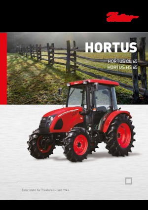 Tractoare 4WD Zetor Hortus HS 65