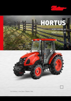 Tractoare 4WD Zetor Hortus HS 65
