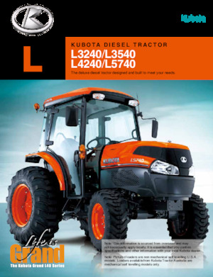 Tractoare 4WD Kubota L4240HST