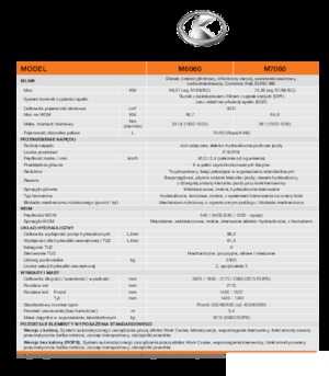 Tractoare 4WD Kubota M 7060
