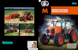 Tractoare 4WD Kubota M100GX