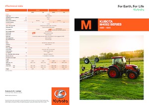 Tractoare 4WD Kubota M4062