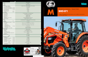 Tractoare 4WD Kubota M4D-071