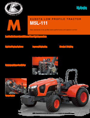 Tractoare 4WD Kubota M5L-111