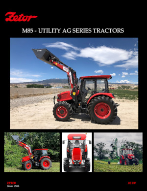 Tractoare 4WD Zetor M85PSC HD