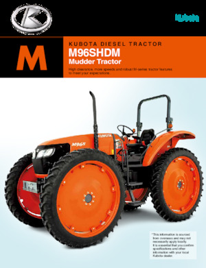 Tractoare 4WD Kubota M96SHDM