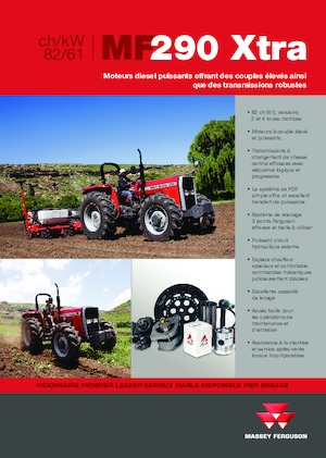 Tractoare 4WD Massey Ferguson MF 290 Xtra