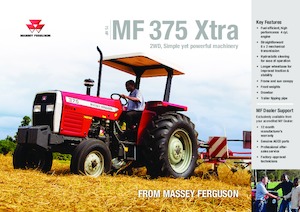 Tractoare 4WD Massey Ferguson MF 375 Xtra
