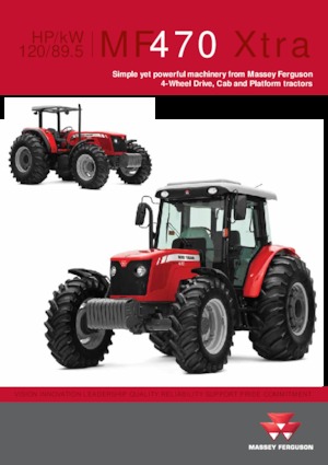 Tractoare 4WD Massey Ferguson MF 470 Xtra