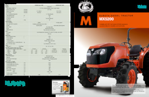 Tractoare 4WD Kubota MX5200