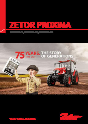 Tractoare 4WD Zetor Proxima CL 110