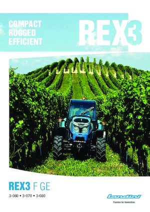 Tractoare 4WD Landini Rex 3-080F