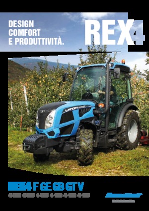 Tractoare 4WD Landini Rex DT 4-110GE