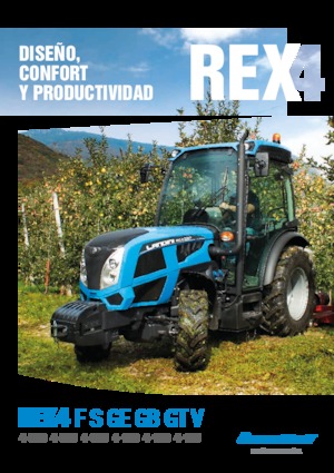Tractoare 4WD Landini Rex DT 4-110GE