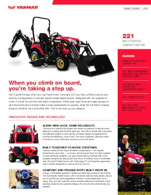 Tractoare municipale Yanmar SA221 R