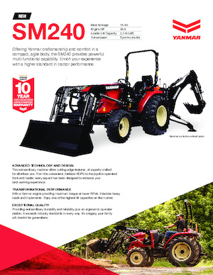 Tractoare 4WD Yanmar SM240