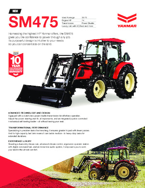 Tractoare 4WD Yanmar SM475