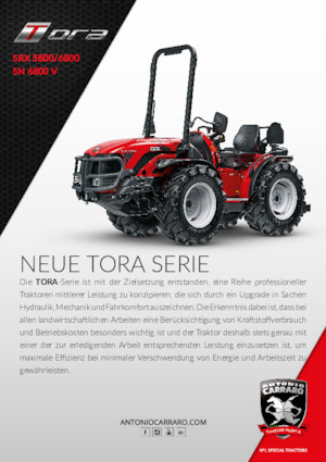 Tractoare 4WD Carraro SN 6800 V Tora
