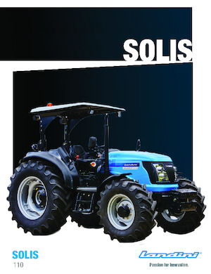 Tractoare 4WD Landini Solis 110