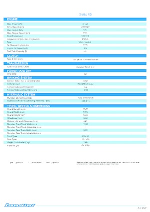 Tractoare 4WD Landini Solis 45