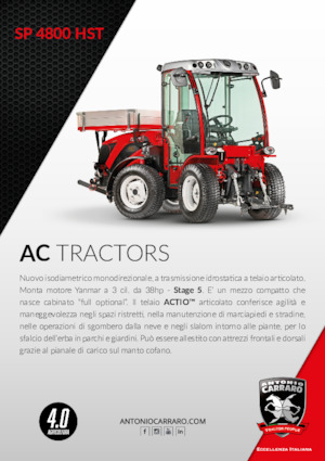 Tractoare 4WD Carraro SP 4800