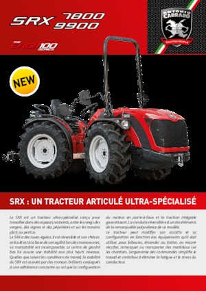 Tractoare 4WD Carraro SRX 9900