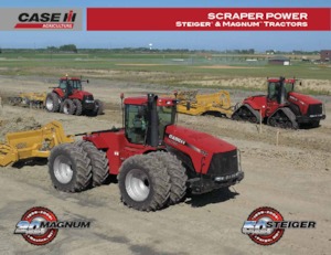 Tractoare 4WD Case IH Steiger 385 Scraper