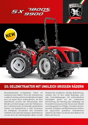 Tractoare 4WD Carraro SX 7800 S