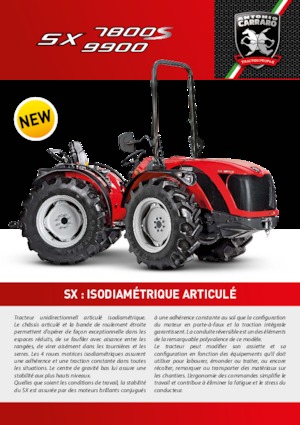Tractoare 4WD Carraro SX 9900
