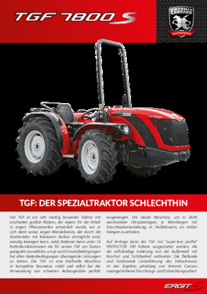 Tractoare 4WD Carraro TGF 7800 S