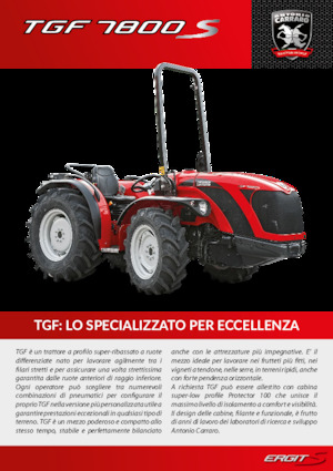 Tractoare 4WD Carraro TGF 7800 S
